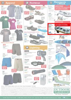 Outdoor Warehouse: Great Summer Guaranteed (21 Nov - 31 Dec 2013), page 4