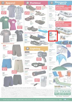 Outdoor Warehouse: Great Summer Guaranteed (21 Nov - 31 Dec 2013), page 4