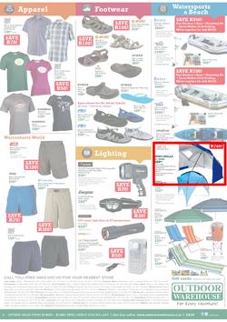 Outdoor Warehouse: Great Summer Guaranteed (21 Nov - 31 Dec 2013), page 4