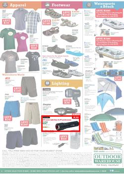 Outdoor Warehouse: Great Summer Guaranteed (21 Nov - 31 Dec 2013), page 4