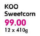 Koo Sweetcorn-12x410G