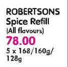 Robertsons Spice Refill-5x168/160/128G
