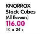 Knorrox Stock Cubes(All Flavours)-10x24's