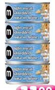 M Shredded Tuna(Shredded In Water)-6x170G