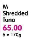 M Shredded Tuna-6 x 170gm