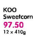Koo Sweetcorn-12 x 410gm