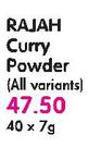 Rajah Curry Powder(All Variants)-40 x 7gm