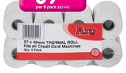 Aro Thermal Cash Register Rolls-6 Per Pack
