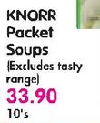 Knorr Packet Soups(Excludes Tasty Range)-10's