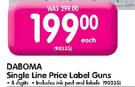 Daboma Single Line Price Label Guns-8 Digits-Each
