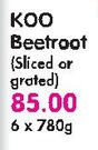 Koo Beetroot(Sliced Or Grated-6x780gm