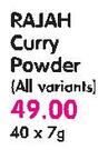 Rajah Curry Powder(All Variants)-40x7gm