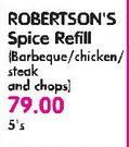 Robertson's Spice Refill(Barbeque/Chicken/Steak And Chops)-5's