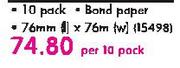 Aro Adding Rolls-Per 10 Pack