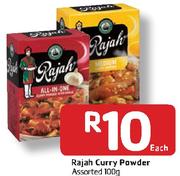 Rajah Curry Powder Assorted-100g Each