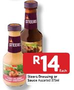 Steers Dressing Or Sauce Assorted-375ml