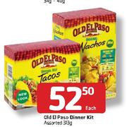Old El Paso Dinner Kit Assorted-313g Each