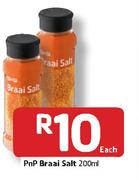 Pnp Braai  Salt- 200ml Each