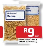 Pnp No Name Pasta Shapes Assorted- 500g Each