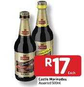 Castle Marinades Assorted -500ml Each