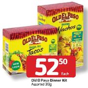 Old El Paso Dinner Kit Assorted- 313g Each