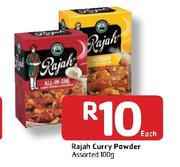 Rajah Curry Powder Assorted- 100g Each