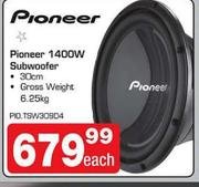 Pioneer 1400W Subwoofer