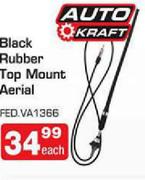 Auto Kraft Black Rubber Top Mount Aerial FED.VA1366