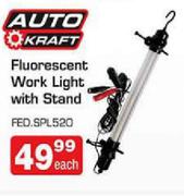 Auto Kraft Fluorescent Work Light With Stand FED.SPL520
