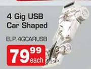 4 Gig USB Car Shaped