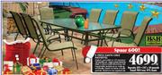 H&H Collection 9 Piece Santa Cruz Patiostel