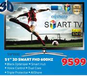 Samsung 51" 3D Smart FHD 600Hz TV 51F5500