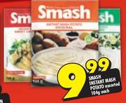 Smash Instant Mash Potato Assorted-104g Each