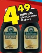 Robertson Essence Assorted-40ml Each