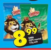 Simba Chips Assorted-125g Each