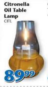 Citronella Oil Table Lamp