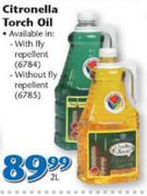 Citronella Torch Oil-2L Each