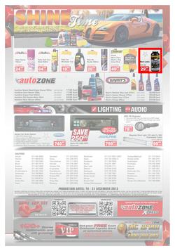 Autozone : Red Hot Festive Savings (10 Dec - 31 Dec 2013), page 4