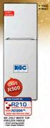 KIC 215Ltr White Top Freezer Fridge