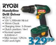 Ryobi Handyline Drill Driver(HCD-12)