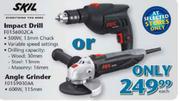 Skil Impact Drill Or Angle Grinder-Each