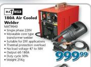 Matweld 180A Air Cooled Welder(MAT9040)