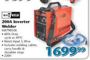 Mat Weld 200A Inverter Welder(MAT9055K)