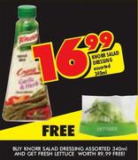 Knorr Salad Dressing Assorted-340ml