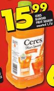 Ceres Blended Fruit Squash Assorted-1.75L