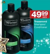 Tresemme Shampoo/Conditioner-400ml Each