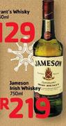 Jameson Irish Whiskey-750ml