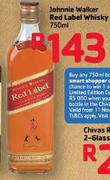 Johnnie Walker Red Label Whisky-750ml