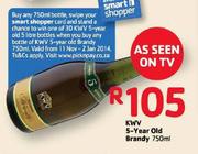 KWV 5-Year Old Brandy-750ml