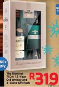The Glenlivet-750ml 12-Year Old Whisky And 2-Glass Gift Pack